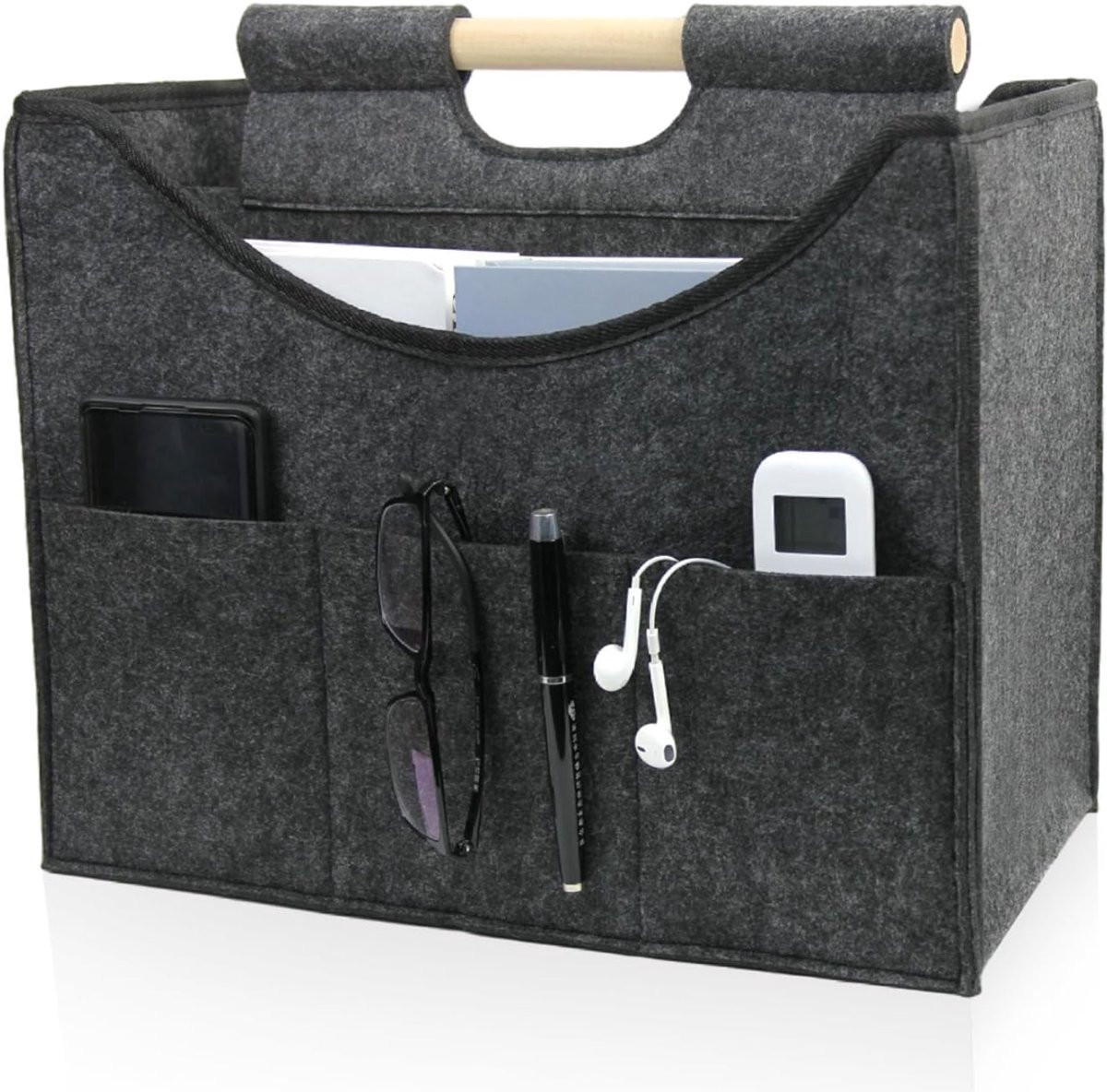 ApexArte® Krantenbak - Textiele Lectuurmand