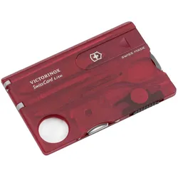 Victorinox Swiss Card Lite rot transparent
