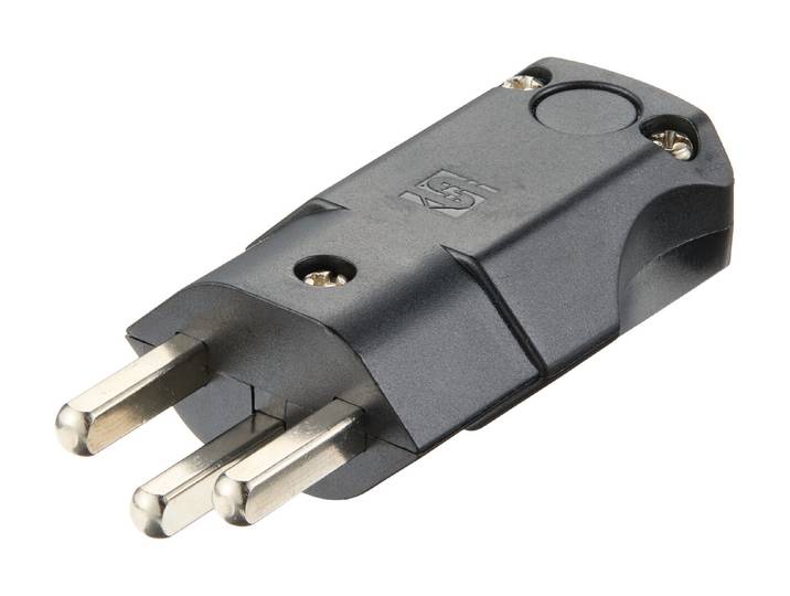 Steffen MID Winkelstecker Typ 23 Schwarz