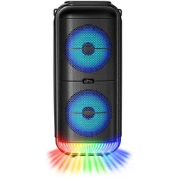 Media-Tech Lautsprecher Bt Power Audio Disco Mt3183 (13 h), Bluetooth Lautsprecher, Schwarz