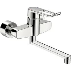 Hansa Hansaclinica Waschtischarmatur 01536286 Wandmontage, Bügelhebel, Ausladung 277 mm, chrom