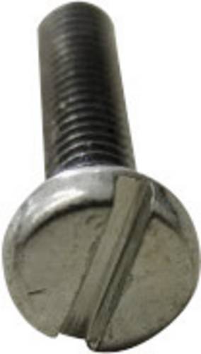 TOOLCRAFT 1059568 Zylinderschrauben M2.5 6mm Schlitz DIN 84 Edelstahl A2 1000St.