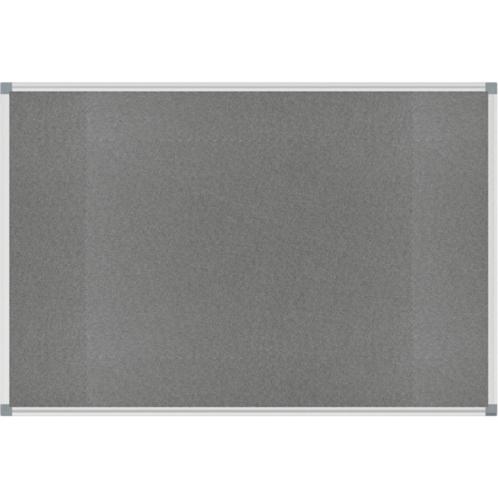 MAUL Pinnboard MAULstandard Textil, 90 x 120 cm - grau