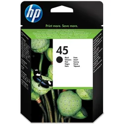 HP, Druckerpatrone, 45 (BK)