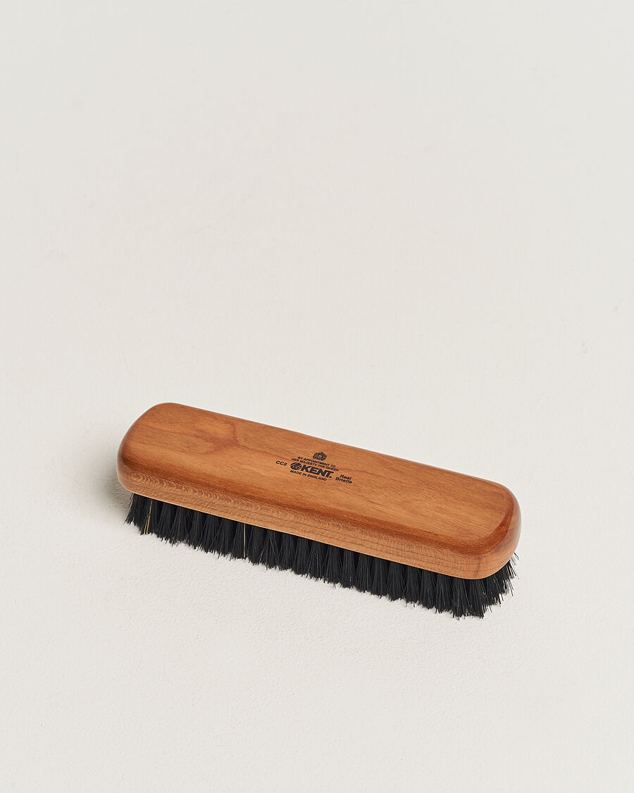Kent Brushes Small Cherry Wood Travel Clothing Brush men One size Sort