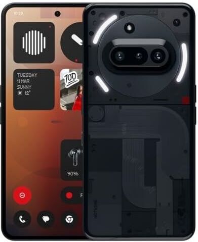 Nothing phone (3a)   8 GB   128 GB   noir - Refurbished