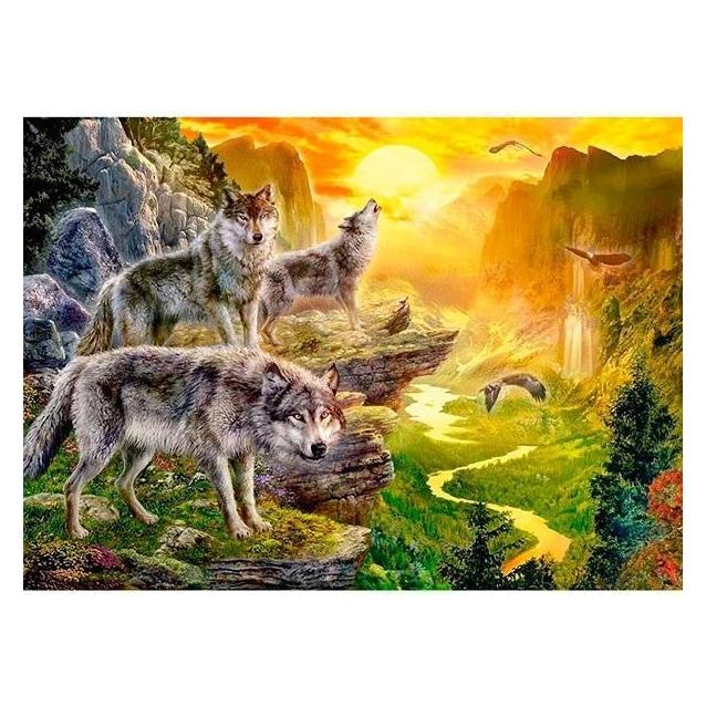 Norimpex 5D-Diamantmosaik - Wölfe 40x30cm (54613510)