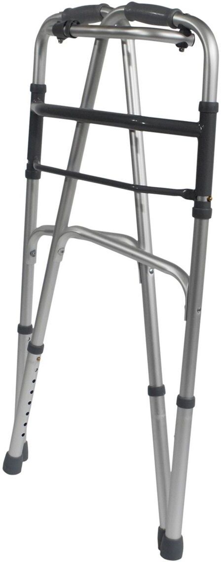 Aidapt VP129F Lightweight Aluminium Folding Walking Frame - Unwheeled