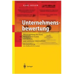 Unternehmensbewertung, Fachbücher von Karl Seiler
