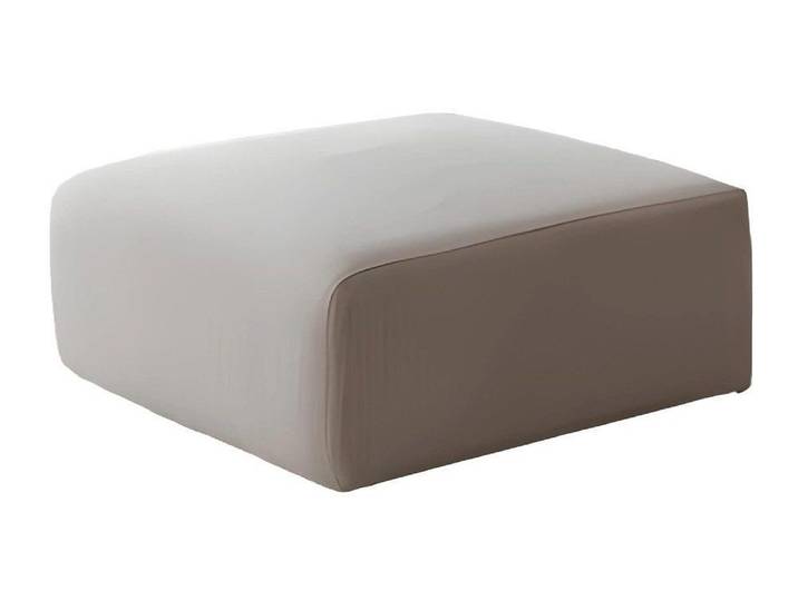 Xlmoebel Polsterhocker Beige Polsterhocker aus Stoff für Wohnzimmer und flexible Nutzung (Hocker), Hergestellt in Europa