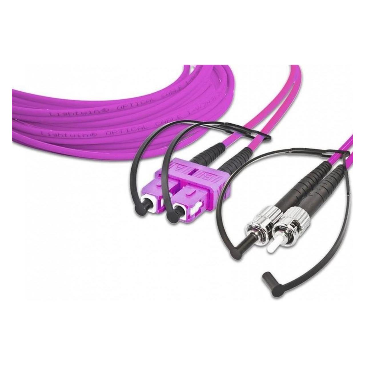 Lightwin LWL-Patchkabel SC-ST, Multimode, OM4, 5m (5 m) (LDP-50 SC-ST 5.0 OM4)