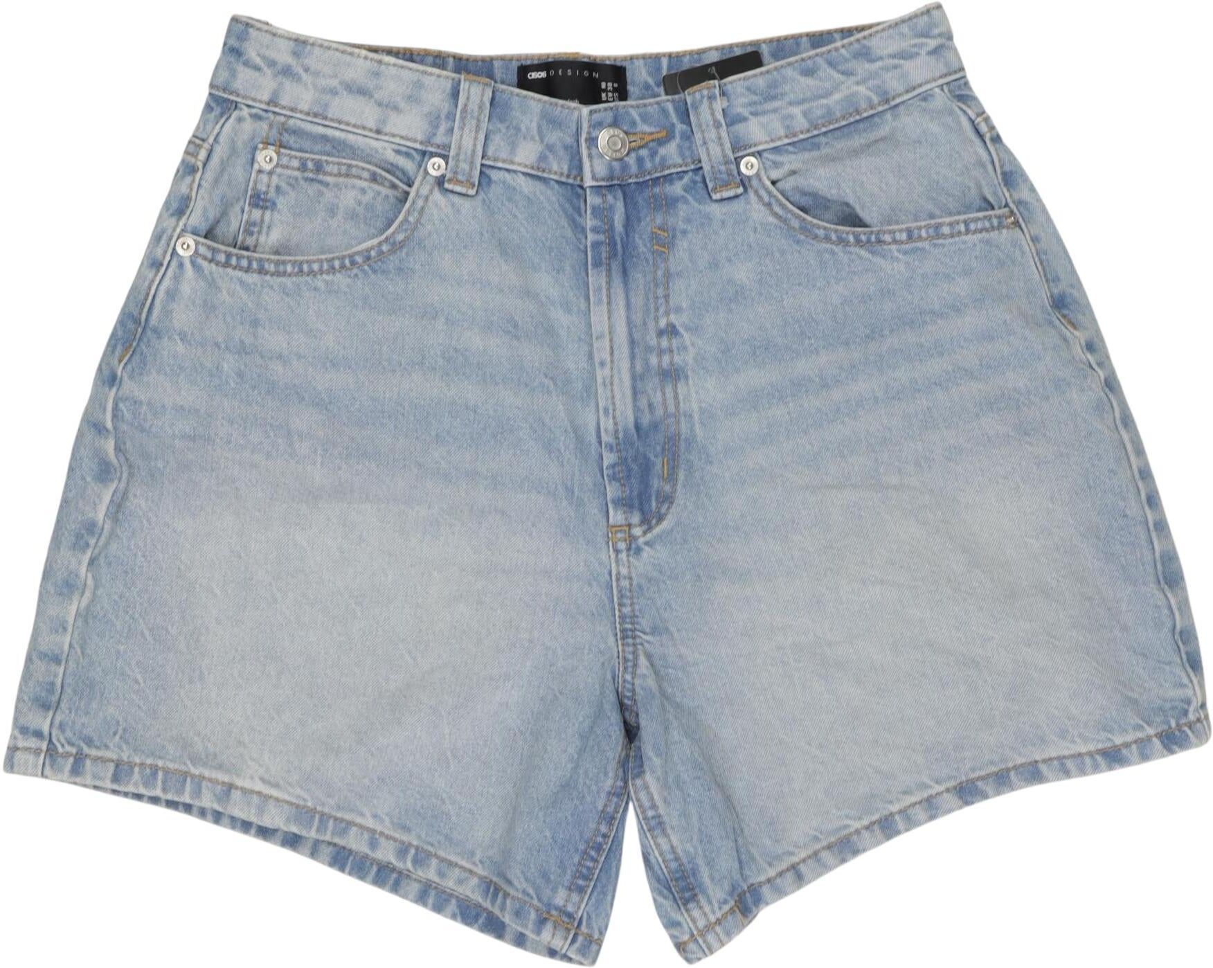 asos Maternity Damen Shorts, Hellblau, Gr. EU 38, Baumwolle - Second Hand