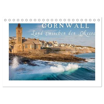 Cornwall - Land zwischen den Meeren (Tischkalender 2026 DIN A5 quer), CALVENDO Monatskalender