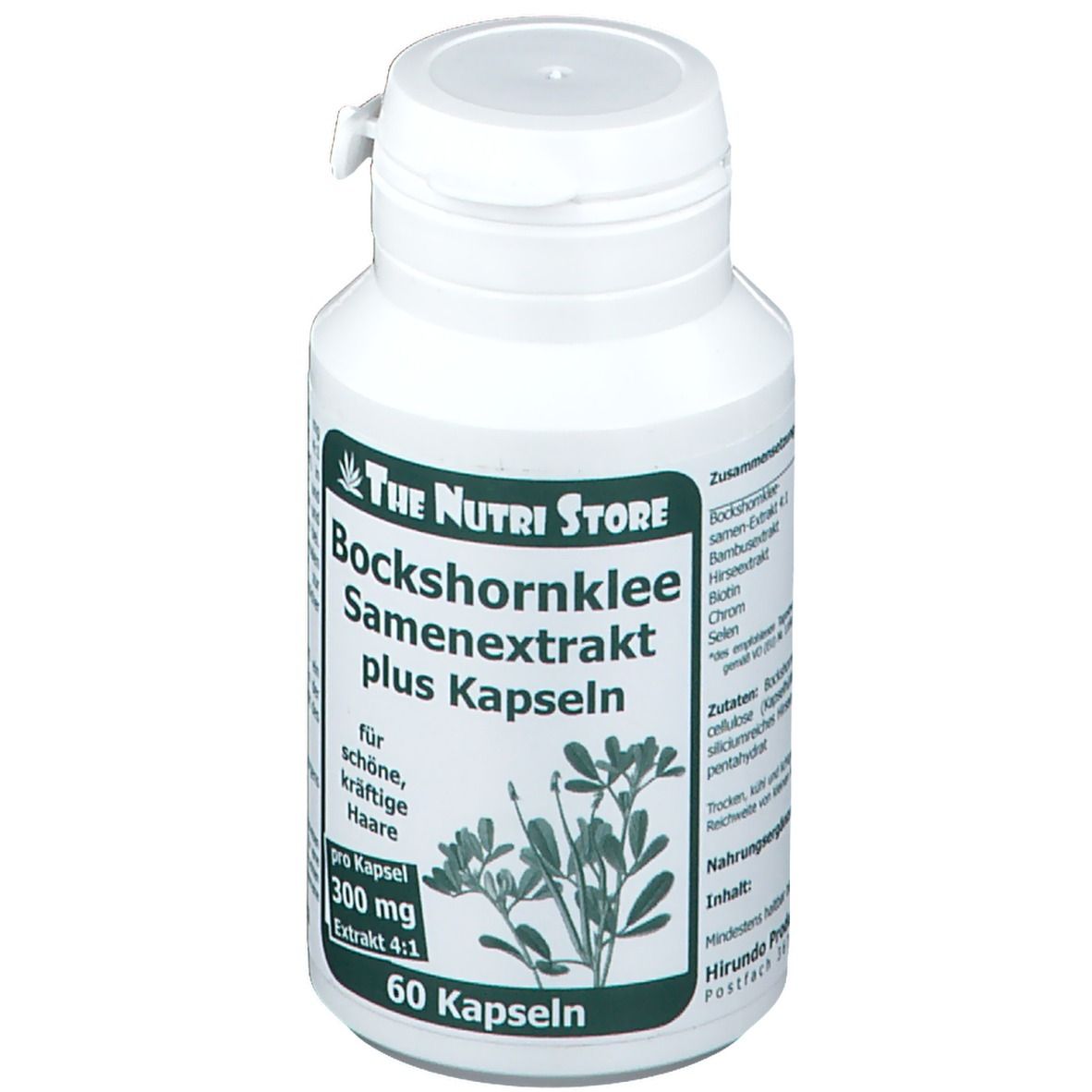 Bockshornklee 300 mg Samenextrakt plus Kapseln 60 St