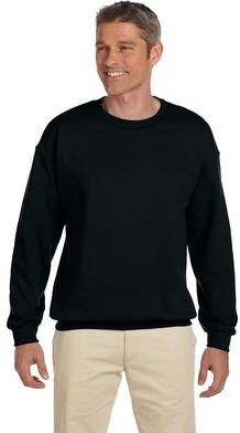 Jerzees 4662 Super Sweats NuBlend Crewneck Sweatshirt in Black size 3XL 4662M, 4662MR