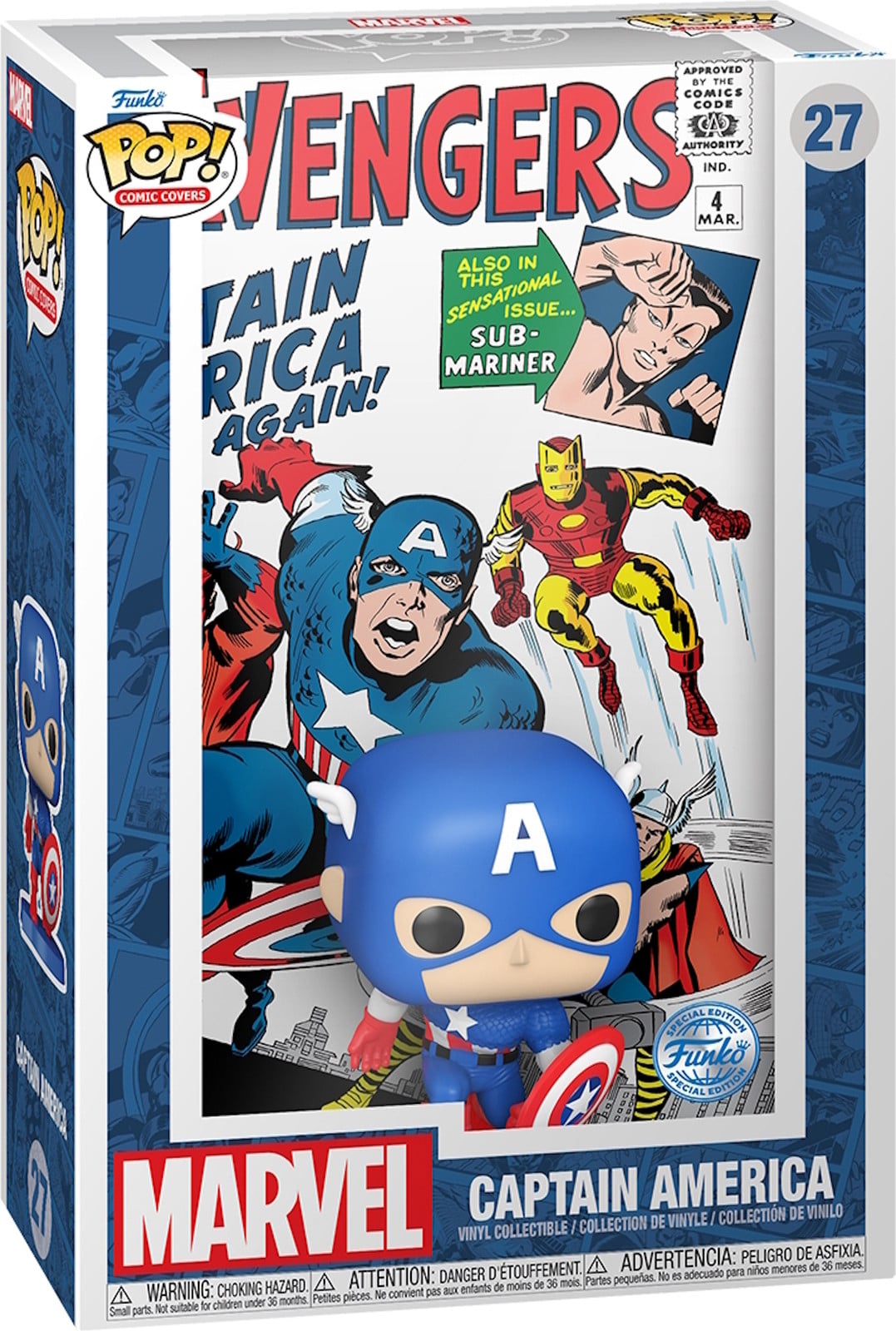 Funko Marvel Avengers Captain America 27 Funko Pop! figuren gebaseerd op comicboekomslagen