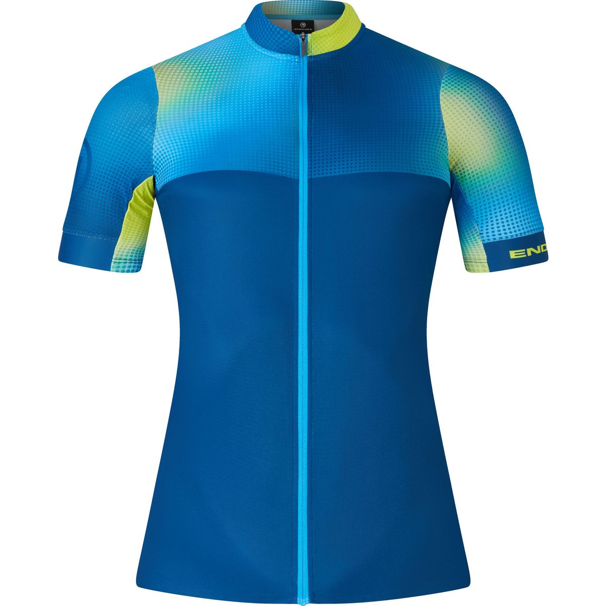 Endura Bitmap Block FS260 Print Short Sleeve Jersey barra blue S R-E3237-S-barra-blue