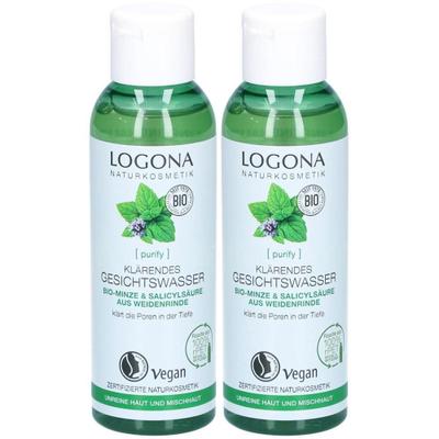 Purify Klärendes Gesichtswasser Bio-Minze & Salicylsäure aus der Weidenrinde 2x 2x125 ml
