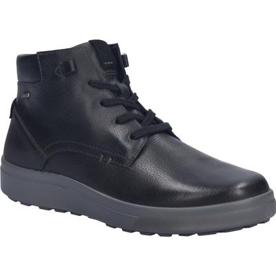 Sneaker JOSEF SEIBEL "Maddox 02, schwarz", Herren, Gr. 44, schwarz, Obermaterial: 100% Rindsleder Leather cow., Schuhe Sneaker