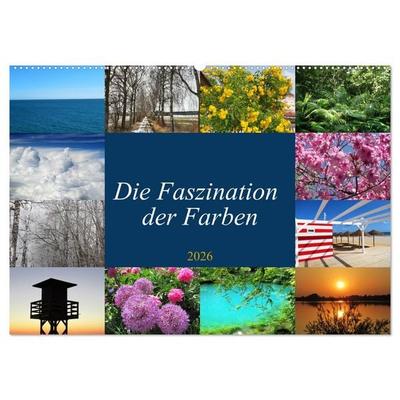 Die Faszination der Farben (Wandkalender 2026 DIN A2 quer), CALVENDO Monatskalender