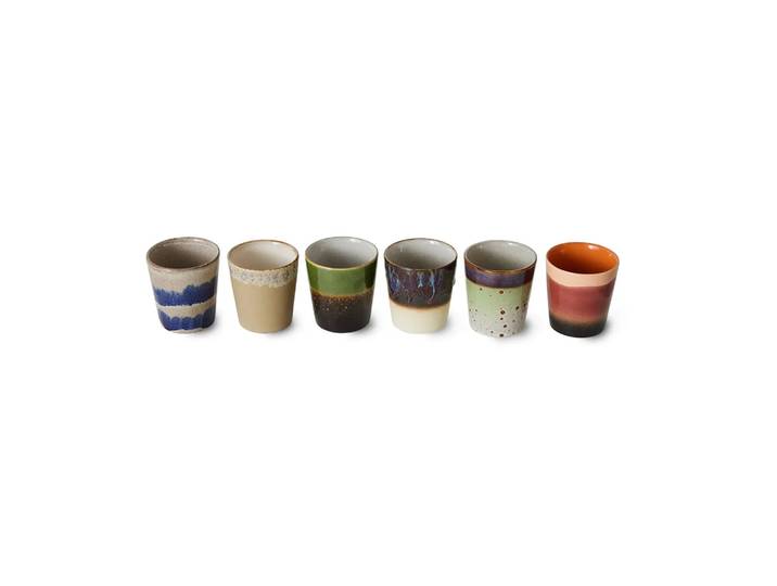 HKliving 70 s mok 6-pack Grounding'