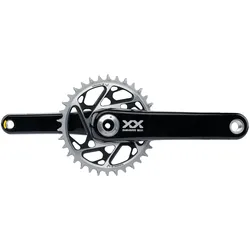 SRAM Kettenradgarnitur XX SL Eagle Transmission 34 Zähne schwarz/silber 175 mm Kurbellänge