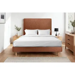 LATTENROST – Bouclé-Stoff– Bausatz zur Selbstmontage - 200x200 cm
