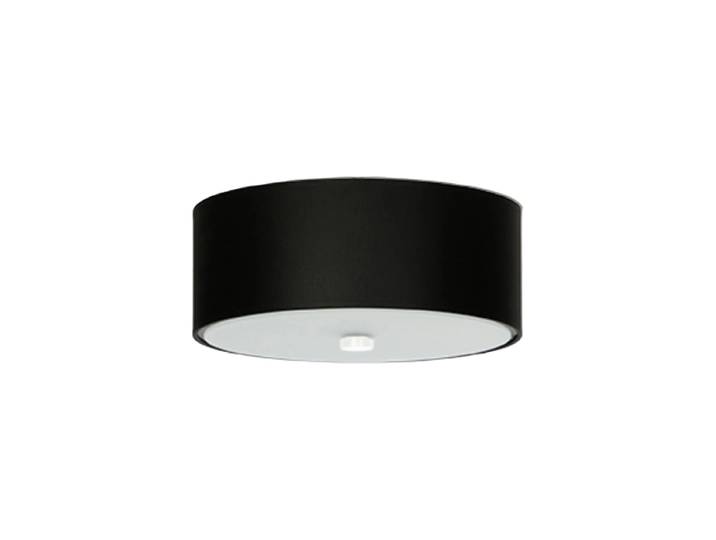 Design Deckenlampe „Skala“ Ø 30 cm Schwarz Sollux Lighting