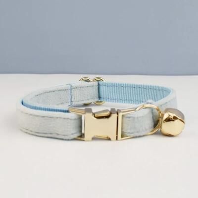 Uplifted Finds Stylish Adjustable Velvet Cat Collar With Bowknot And Free Personalization cat Collar 35 s