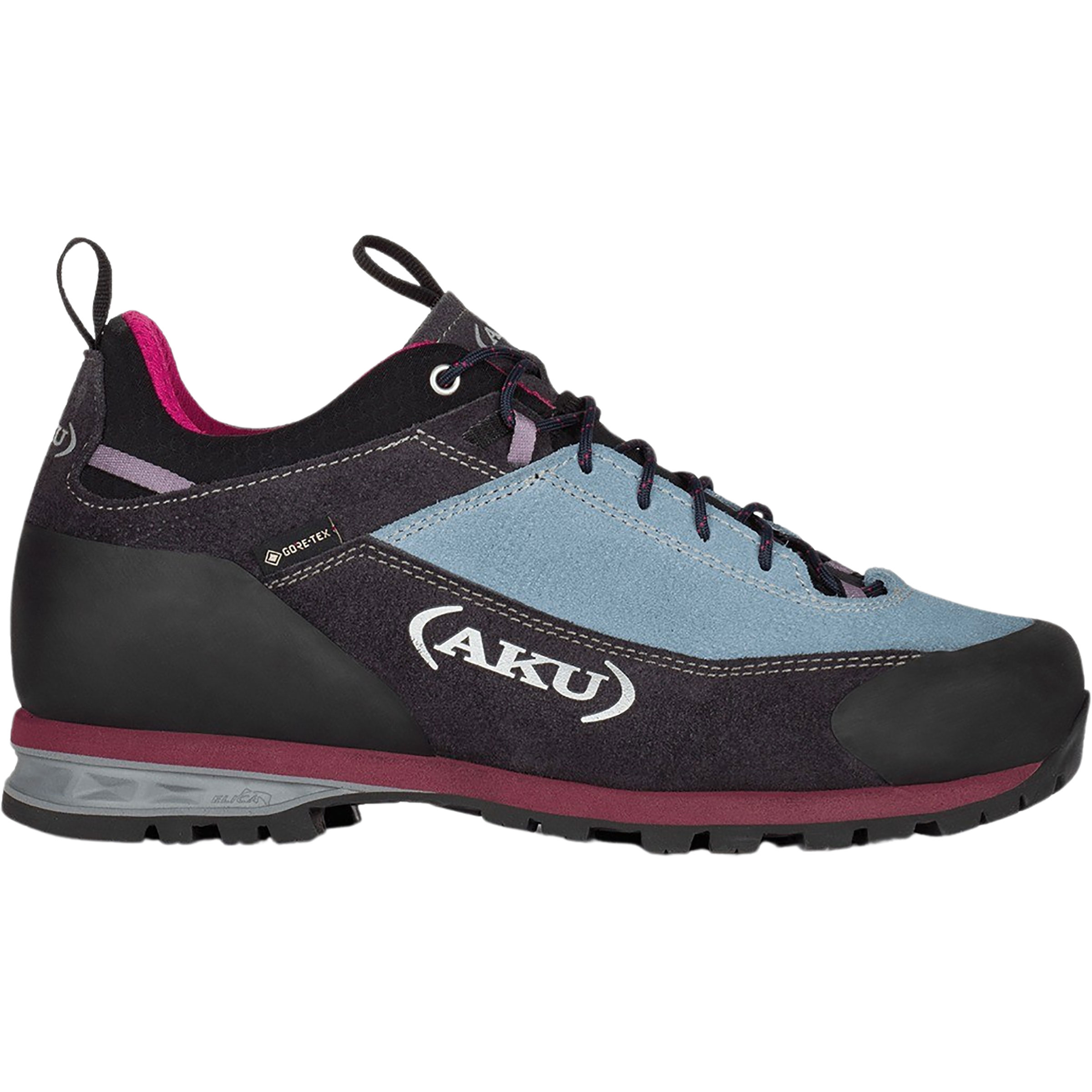 Aku Link GTX Damen Zustiegsschuhe blau Größe 41.5 Trekking Wasserdicht