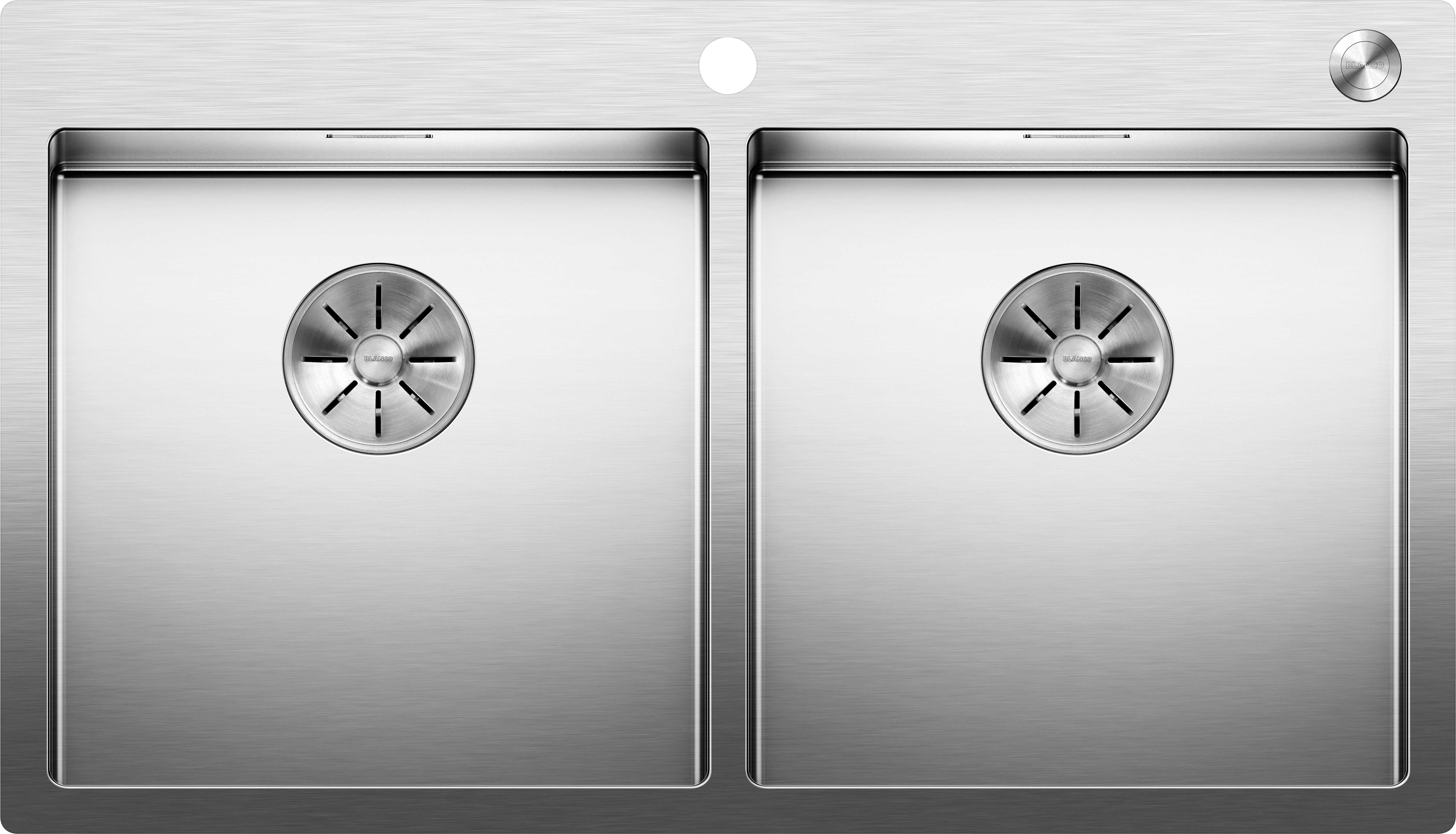 Blanco Claron évier 521654 400/400-IF / A , 88,5 x 51 cm, Inox , avec télécommande de vidange PushControl