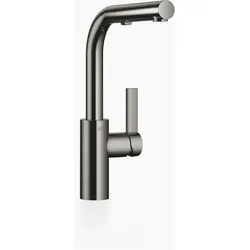 Dornbracht ELIO Einhebelmischer mit Pull-out-Brause, Ausladung 219mm, 33871790-19, Farbe: Dark Chrome