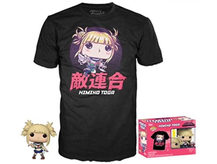 Funko My Hero Academia Booble Head Pop N° xx- Himiko Unmasked + T-Shirt (S)