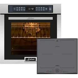 Kaiser  Induktions Herd-Set EH 6306 R Einbaubackofen + KCT 6730 FIG Induktionskochfeld