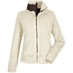KILLTEC killtec Damen Fleecejacke Fashion Fleecejacke mit Stehkragen, Größe 40 in Beige 8026