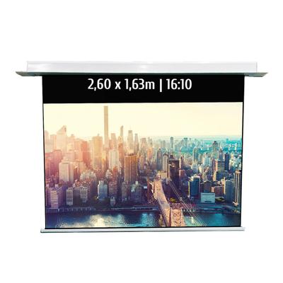 KIMEX - Motorisierte Einbau-Leinwand 2,60 x 1,63m - Format 16:10 - Wi-Fi