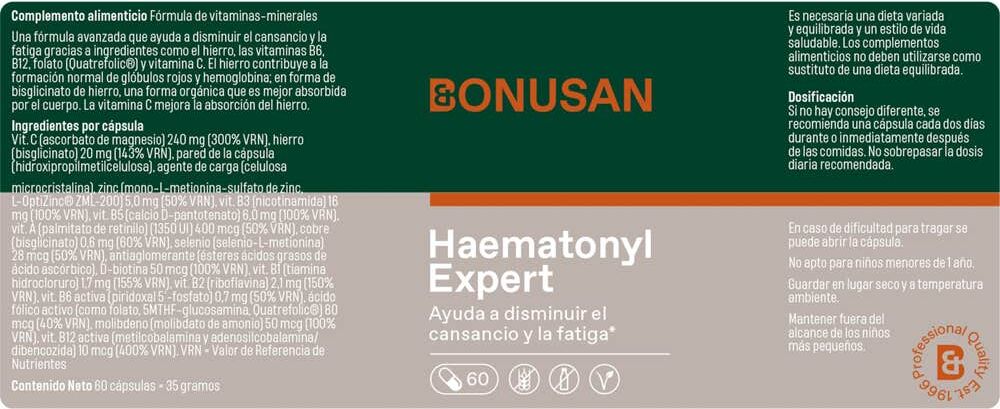 Bonusan Haematonyl Expert 60 caps