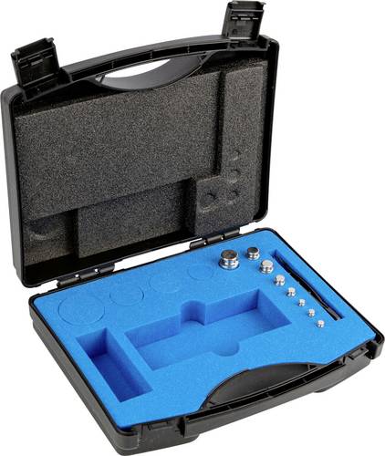 Kern Gewichtsatz 304-024, OIML-Klasse E1, Nennwert 1g - 50 g, Knopf, Edelstahl poliert, im Kunststoffkoffer