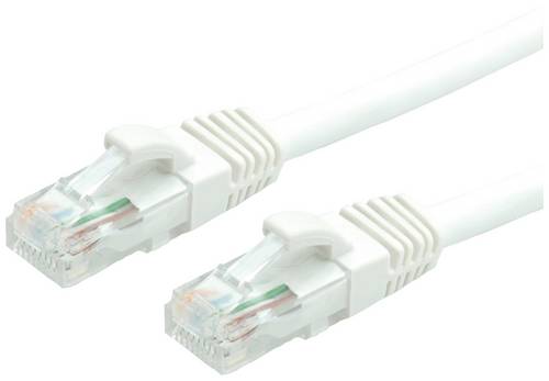 Value 21.99.1474 RJ45 Patchkabel CAT 6a U/UTP 0.30m Weiß