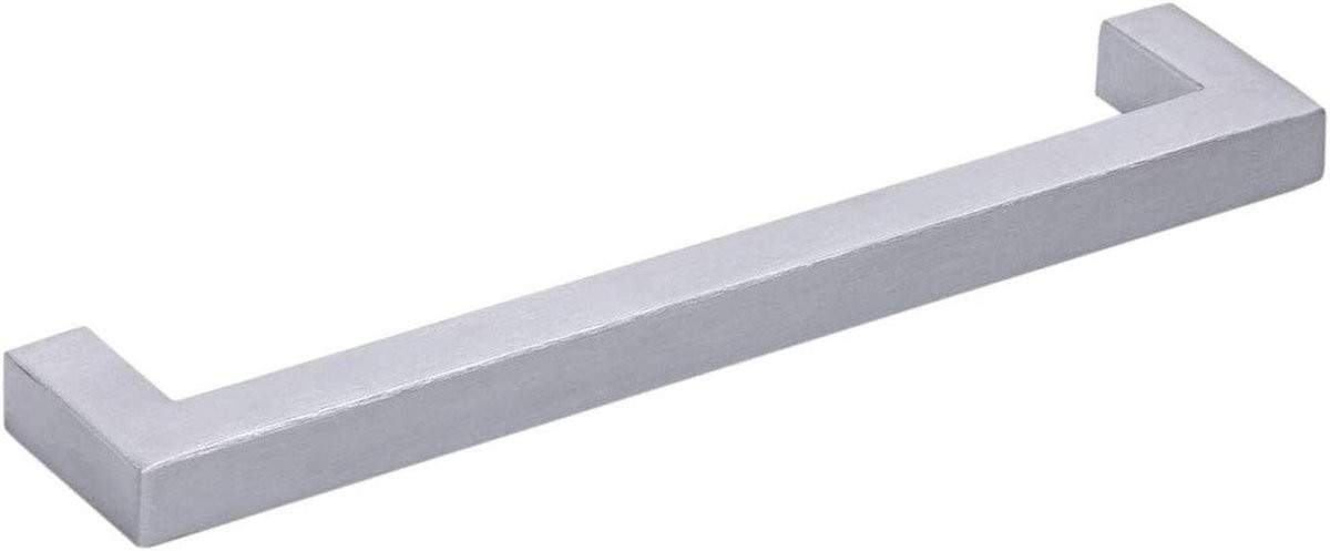 Gedotec TYDA Meubelgreep voor keuken en kast, vierkant, roestvrij staal, mat geborsteld, B: 330 mm, H: 320 mm, D: 10 mm