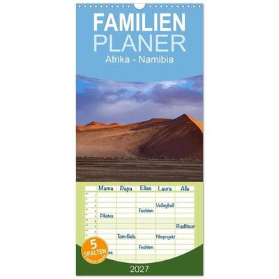 Familienplaner 2027 - Afrika - Namibia mit 5 Spalten (Wandkalender, 21 x 45 cm) CALVENDO