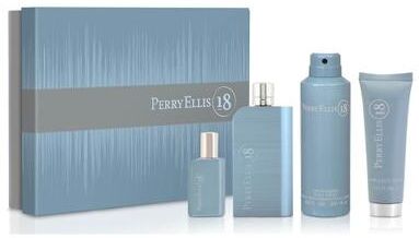 Perry Ellis 18 4 Piece Gift Set by Perry Ellis for Men Standard Eau De Toilette for Men