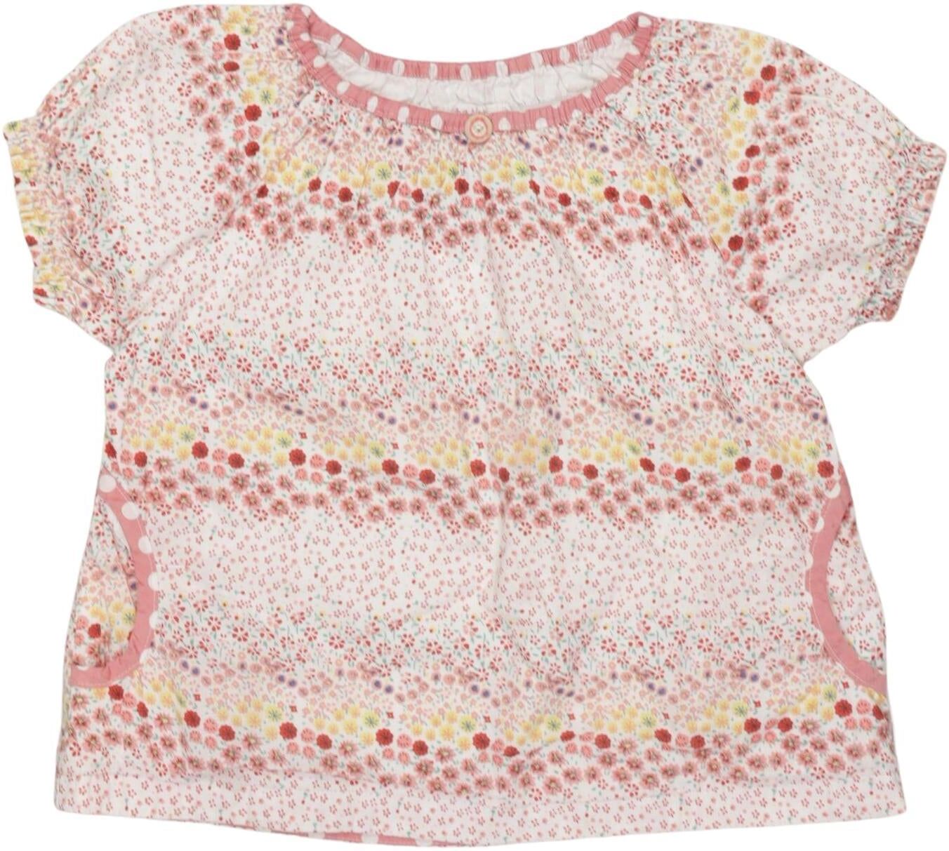 Aya Naya Mädchen Bluse, Mehrfarbig, Gr. EU 116, Baumwolle - Second Hand