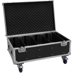 ROADINGER Flightcase 4x LED PMB-4 COB QCL mit Rollen