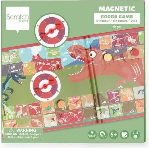 Magnetische eend met spinner Dinosaurussen
