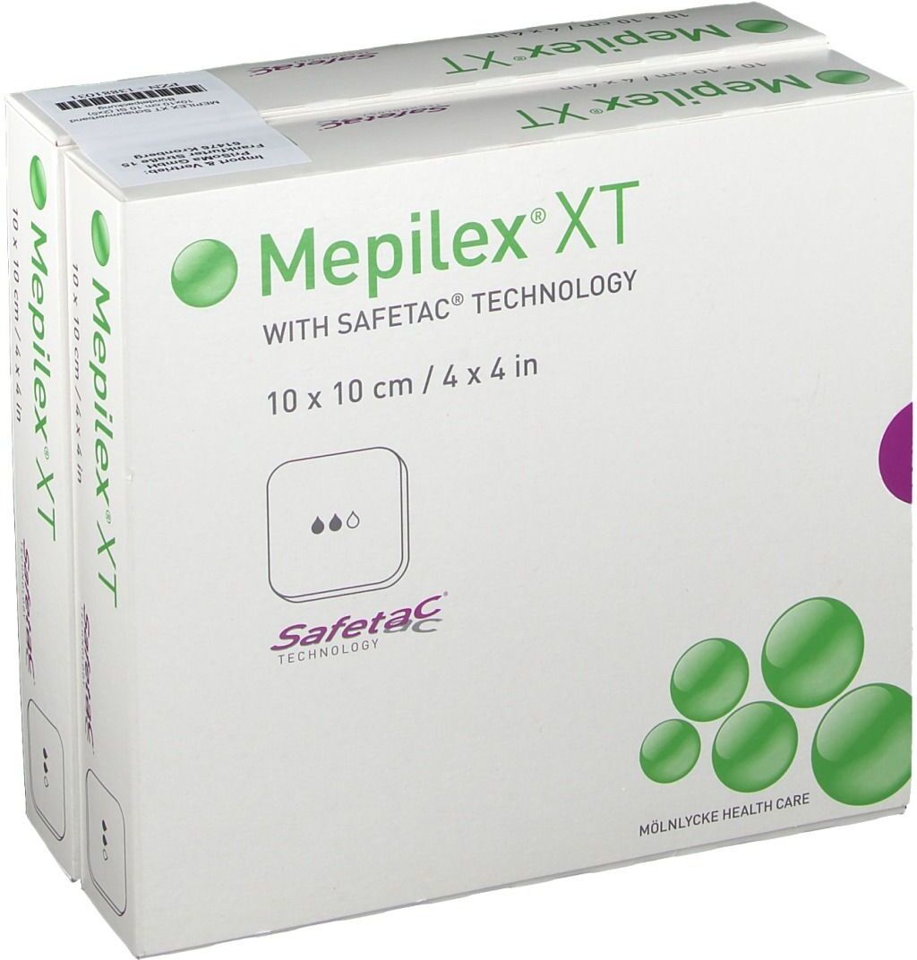Mepilex XT 10x10 cm Schaumverband 10 St Verband