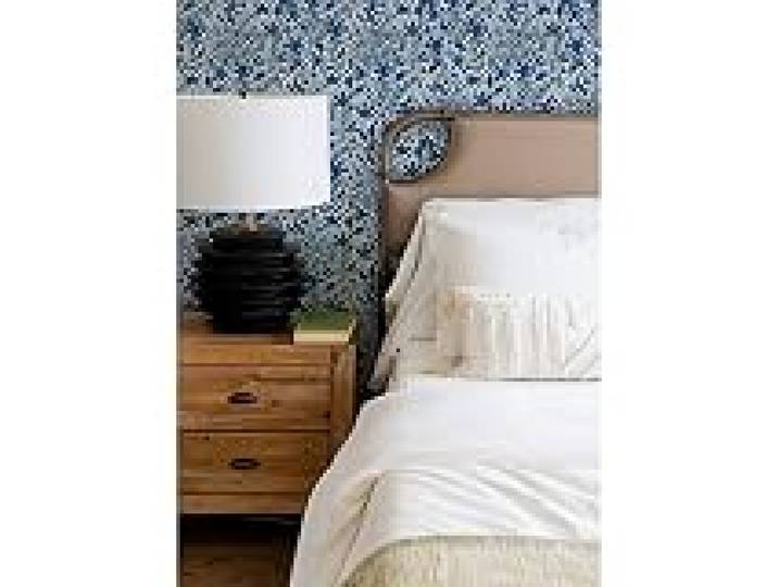 Papier peint auto-adhésif - Motifs floraux - Bleu