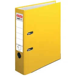 Herlitz Ordner maX.file protect A4 8cm gelb