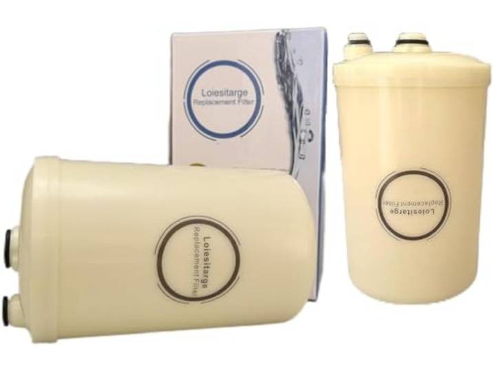 Loiesitarge Hochwertiger Wasserfilter-Ersatz, Entfernung von Chlor für Leveluk Kangen 8–2 Stück (Ersatz für HG-N und K-8 Filter) (2er-Pack)
