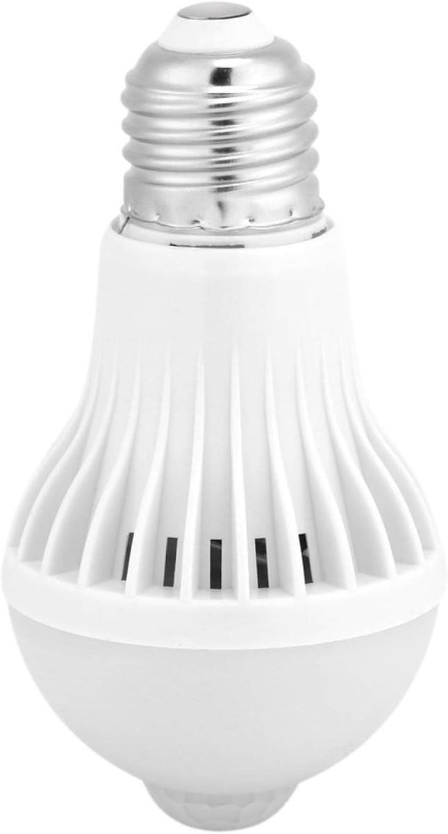 Merkloze E27 LED-lamp met intelligente PIR infrarood bewegingssensor, 7W